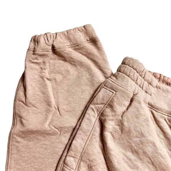 LUNYA Restore Double Faced Lounge Sweat Pants Light Pink Tan Pockets Soft XS NEW - Picture 8 of 16